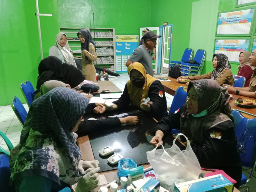 Keren, Pemerintah Desa Petangis Kompak Ikut Pemeriksaan Kesehatan